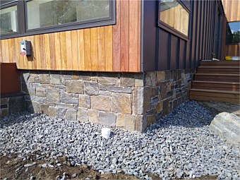 Quimby mountain mica sq rct - foundation wall